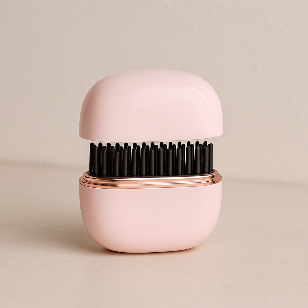 Mini Wireless Hair Straightening Brush