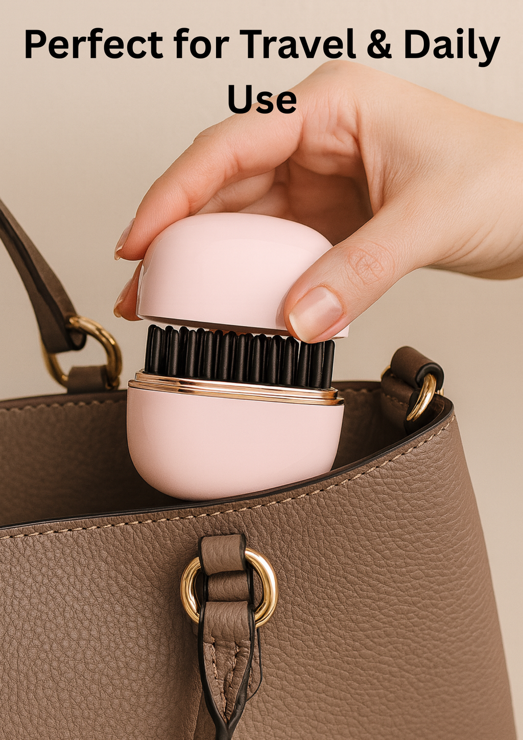 Mini Wireless Hair Straightening Brush